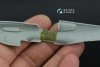 Quinta Studio QD+72054 P-40E Warhawk 3D-Printed & coloured Interior on decal paper (Academy/Modelist) (with 3D-printed resin parts) 1/72